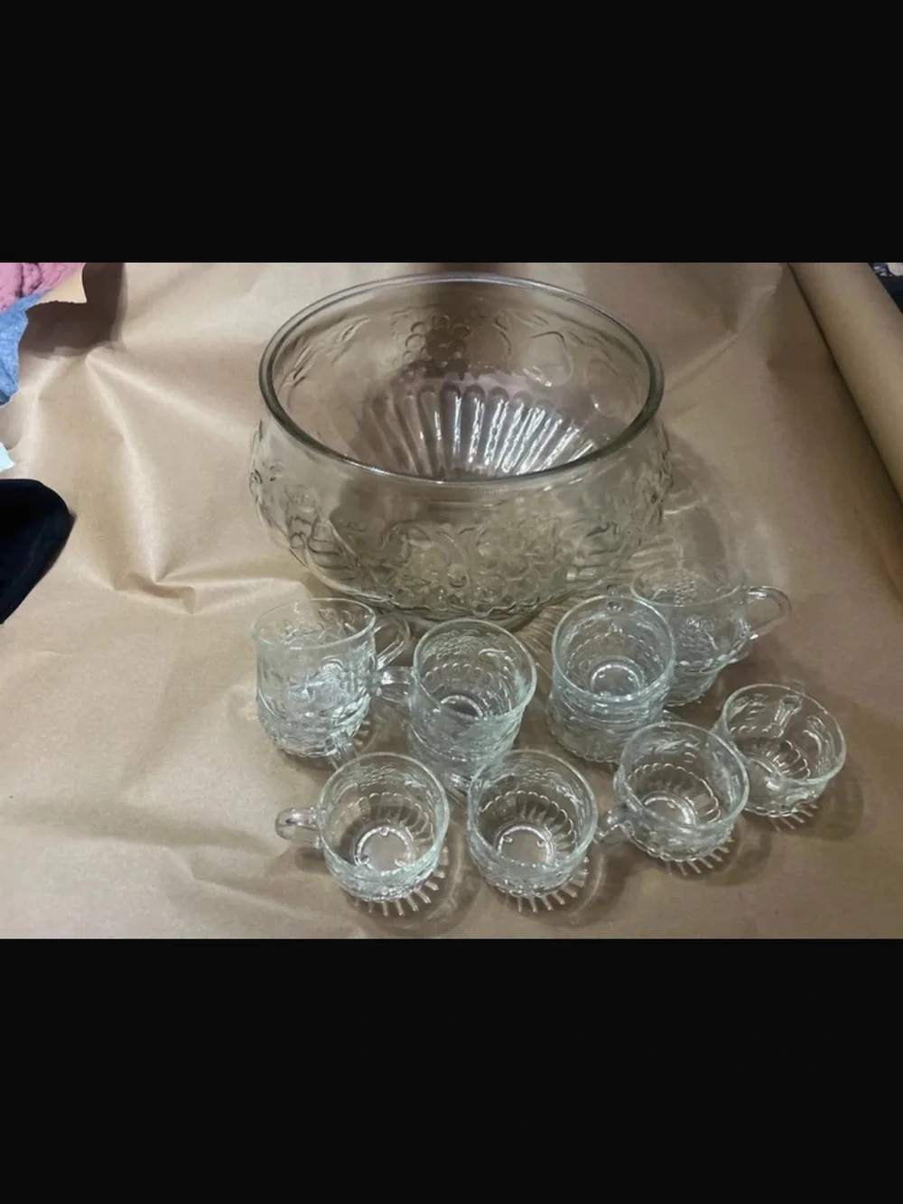 Clear Glass Serving Bowl - Transparent Glass Serveware
